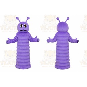 Purple Caterpillar Mascot Costume