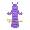 Purple Caterpillar Mascot Costume Purple Caterpillar Mascot Costume