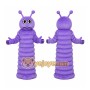 Purple Caterpillar Mascot Costume