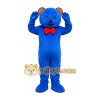 Blue Cartoon Bear Mascot Costume Blue Cartoon Bear Mascot Costume