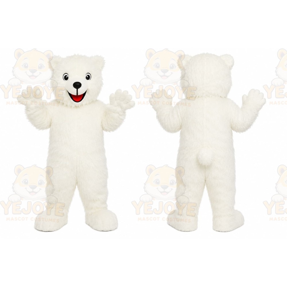 White Polar Bear Mascot Costume