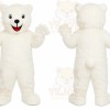 White Polar Bear Mascot Costume