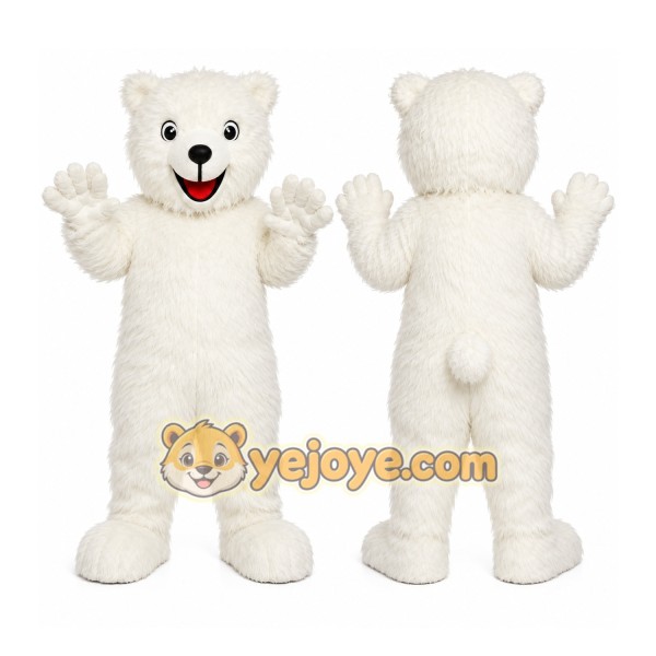 White Polar Bear Mascot Costume