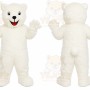 White Polar Bear Mascot Costume