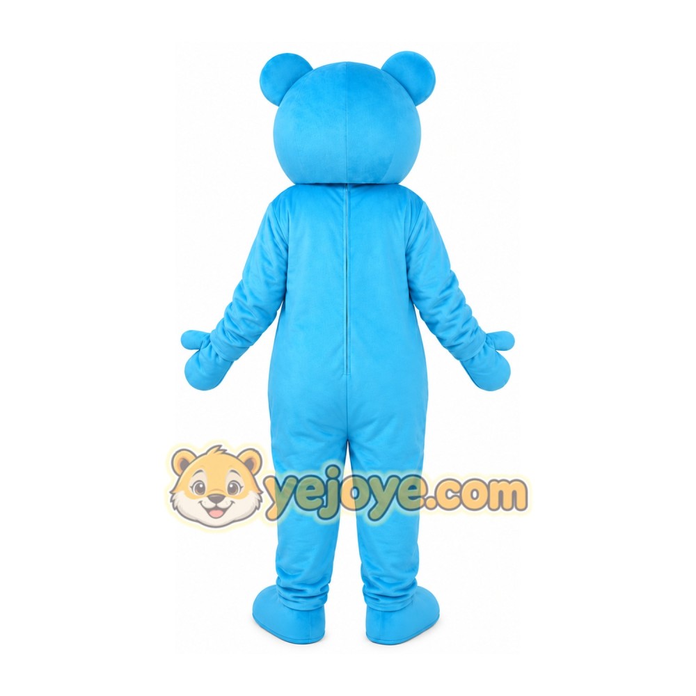 Blue Teddy Bear Mascot Costume Blue Teddy Bear Mascot Costume