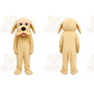 Beige Puppy Mascot Costume