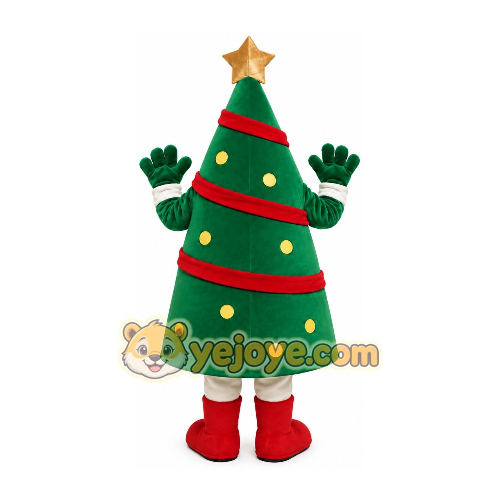Christmas Tree Mascot Costume Christmas Tree Mascot Costume