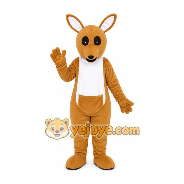 Brown Kangaroo Mascot Costume