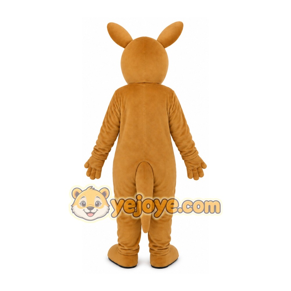 Brown Kangaroo Mascot Costume Brown Kangaroo Mascot Costume