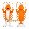 Orange Lobster Mascot Costume Orange Lobster Mascot Costume