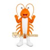 Orange Lobster Mascot Costume Orange Lobster Mascot Costume