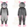 Gray Mouse Mascot Costume