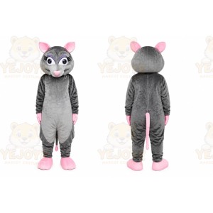 Gray Mouse Mascot Costume