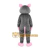 Gray Mouse Mascot Costume Gray Mouse Mascot Costume