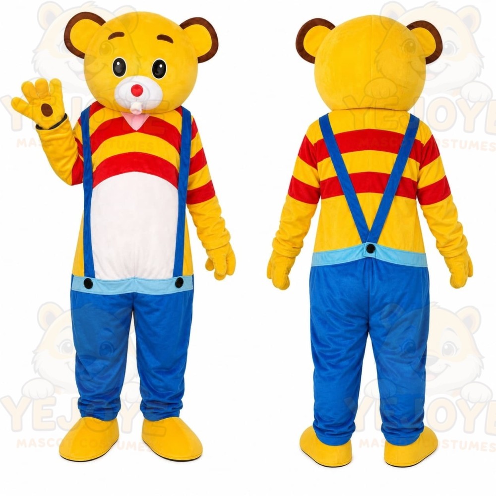 Yellow Tiger Mascot Costume