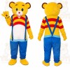 Yellow Tiger Mascot Costume