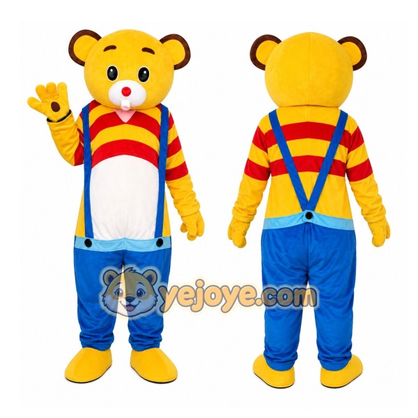 Yellow Tiger Mascot Costume