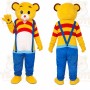 Yellow Tiger Mascot Costume