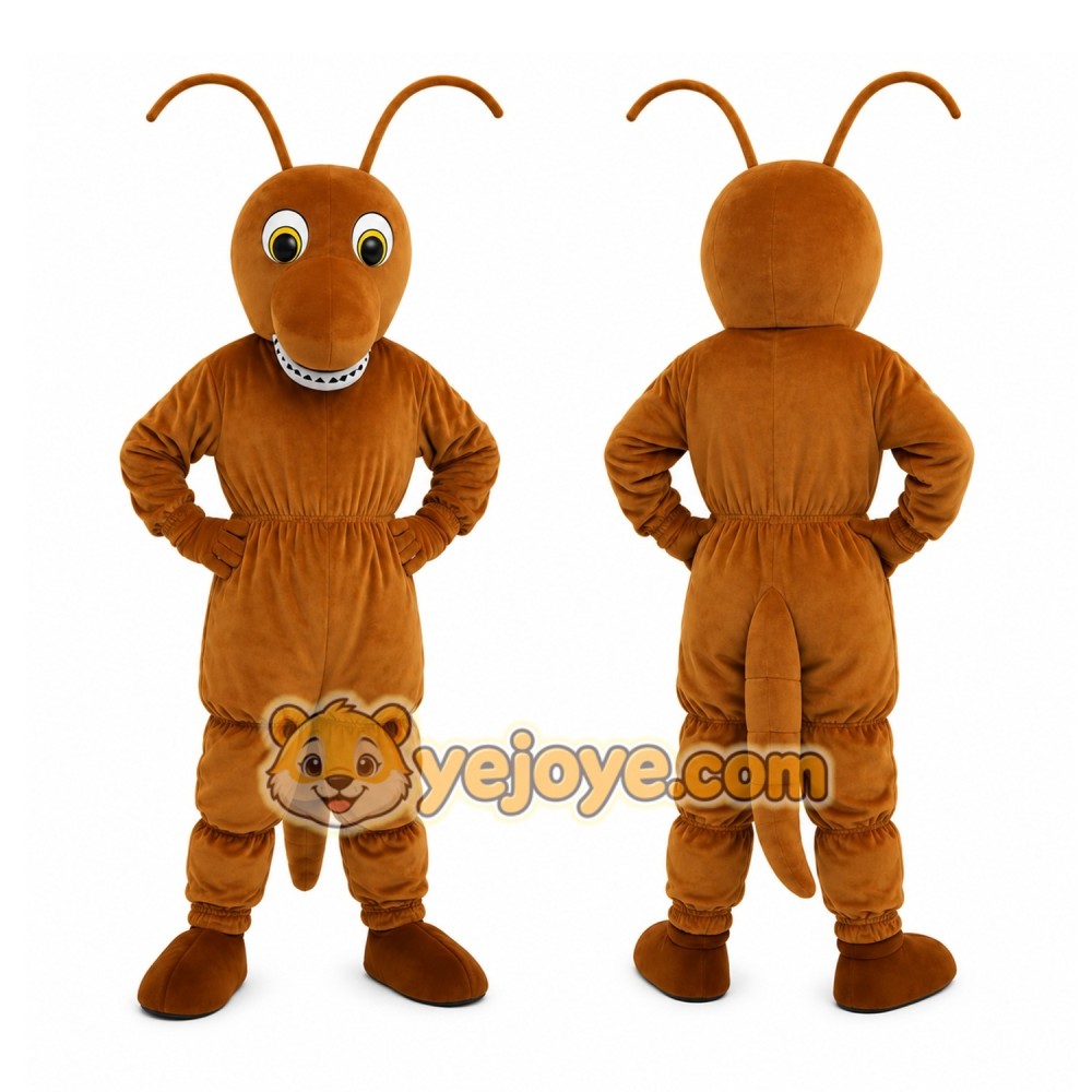 Brown Ant Mascot Costume Brown Ant Mascot Costume