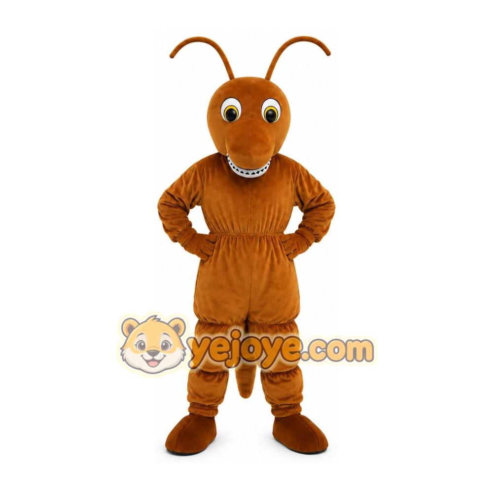 Brown Ant Mascot Costume Brown Ant Mascot Costume