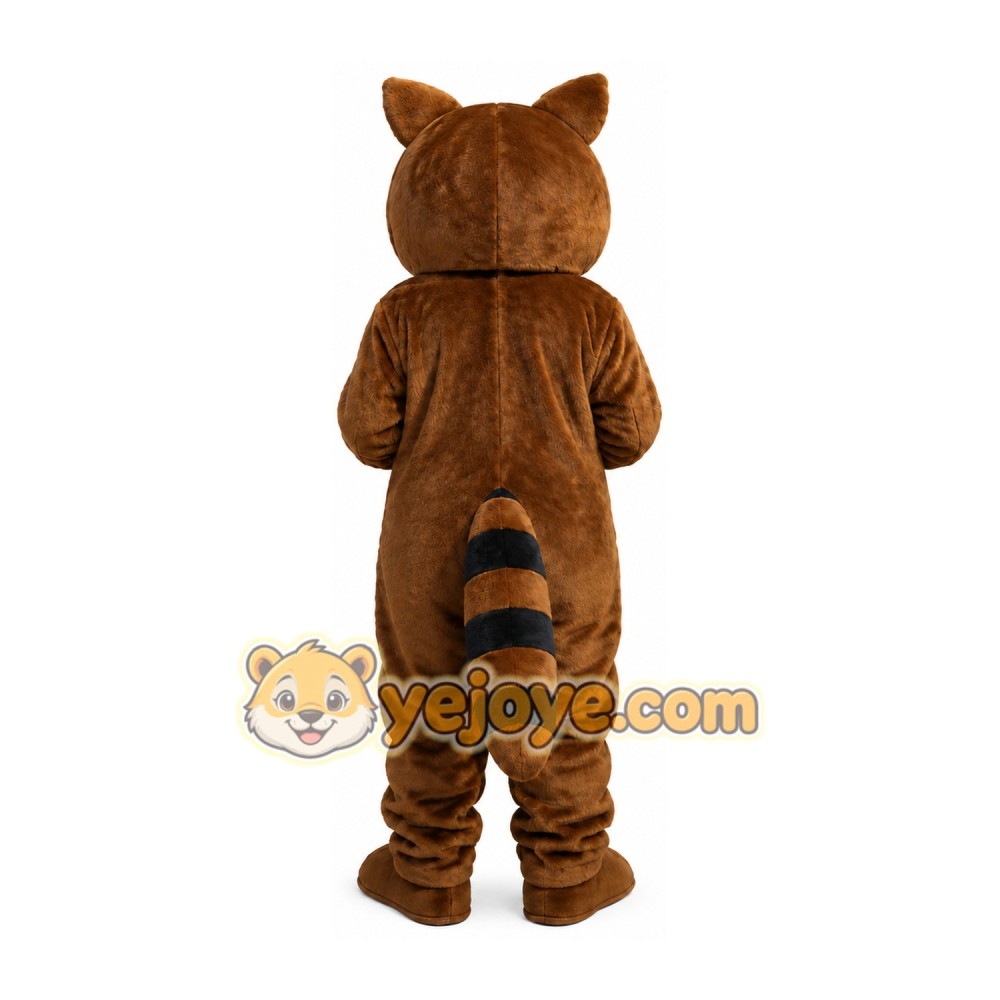 Brown Raccoon Mascot Costume Brown Raccoon Mascot Costume