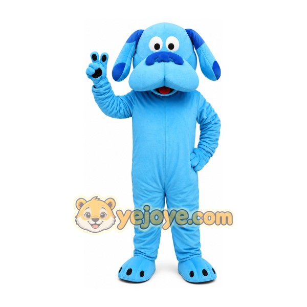 Blue Puppy Mascot Costume