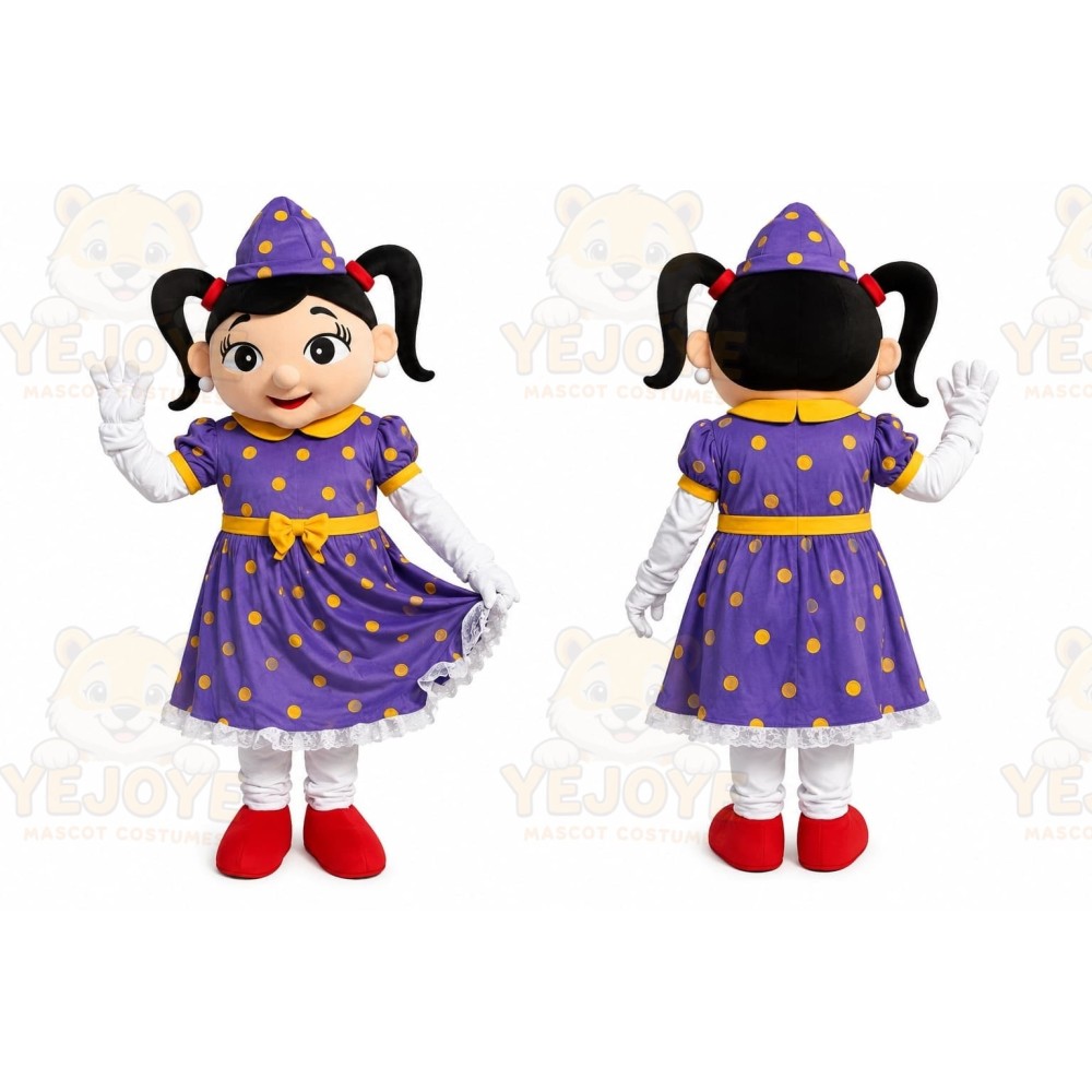 Witch Girl Mascot Costume