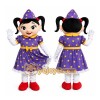 Witch Girl Mascot Costume Witch Girl Mascot Costume