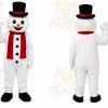 Top Hat Snowman Mascot Costume