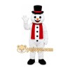 Top Hat Snowman Mascot Costume