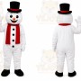 Top Hat Snowman Mascot Costume