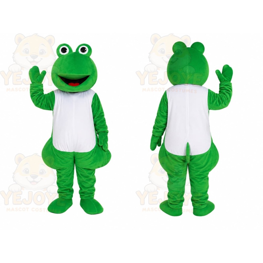 Green Frog Mascot Costume