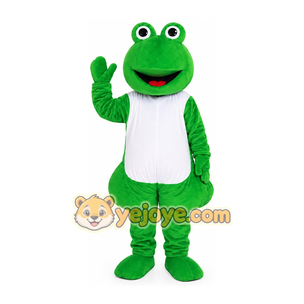 Green Frog Mascot Costume Green Frog Mascot Costume