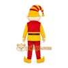 Red Yellow Elf Mascot Costume