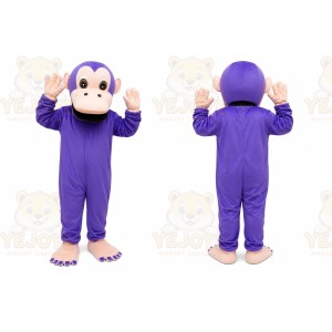 Purple Monkey Mascot Costume
