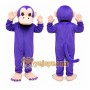 Purple Monkey Mascot Costume