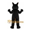 Black Orange Fox Mascot Costume Black Orange Fox Mascot Costume