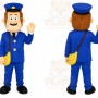 Mailman Mascot Costume