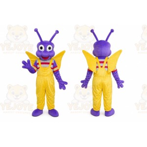 Purple Bug Mascot Costume