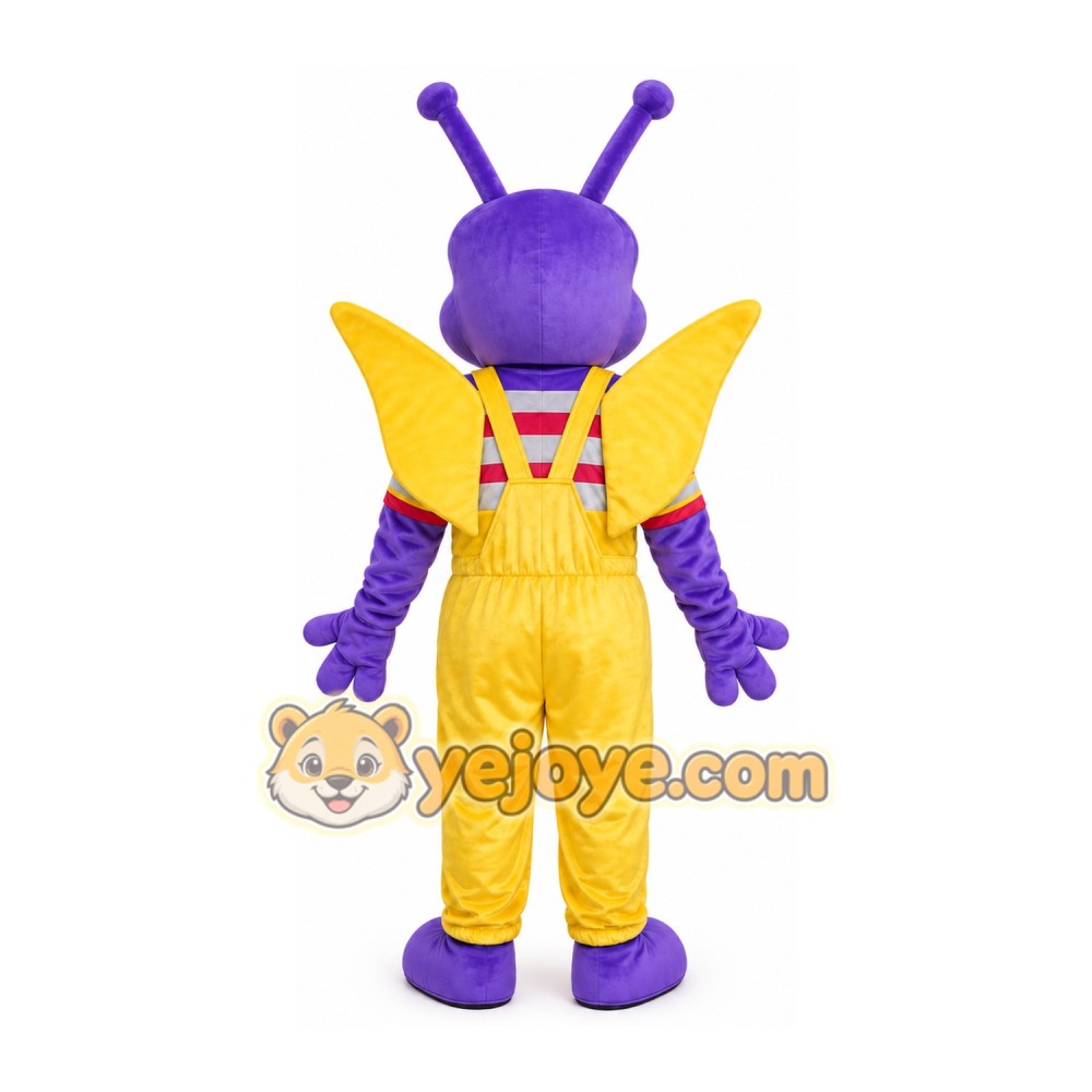 Purple Bug Mascot Costume