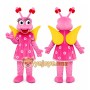 Pink Ladybug Mascot Costume