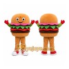 Happy Hamburger Mascot Costume Happy Hamburger Mascot Costume