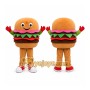 Happy Hamburger Mascot Costume