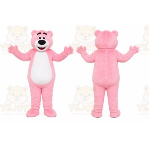 Pink Bear Mascot Costume