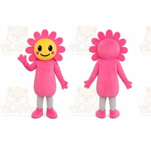 Pink Flower Mascot Costume