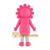 Pink Flower Mascot Costume Pink Flower Mascot Costume