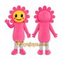 Pink Flower Mascot Costume