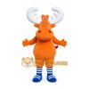 Orange Moose Mascot Costume