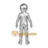 Silver Alien Mascot Costume