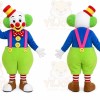 Colorful Clown Mascot Costume